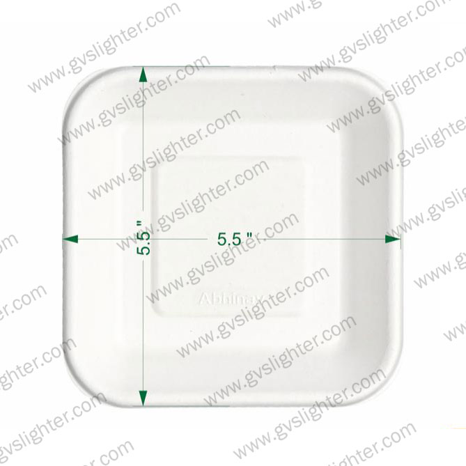 1D  Square Tray made with Cane pulp natural for Vegatables- Fruits and Fish seller
