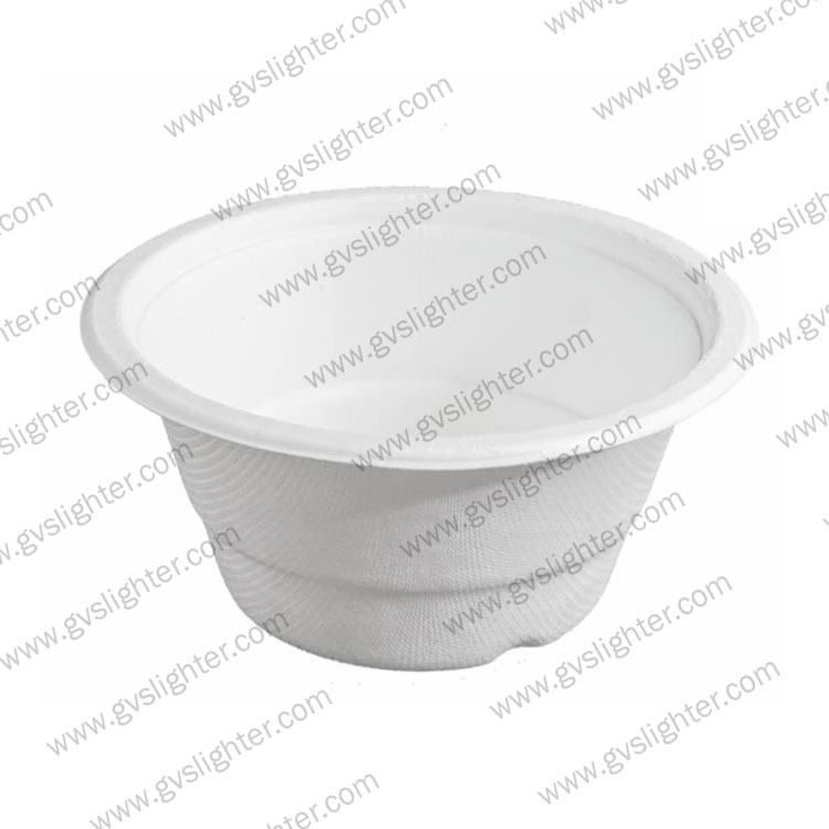 500ml Cane Pulp bowl available with cover organic container