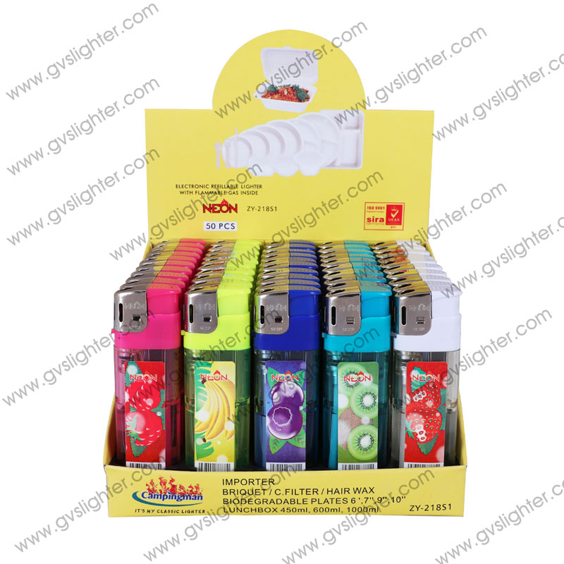 21218S1- ELECTRIC NORMAL FLAME- ABS-UV SUN RESIST 50 % NEW MATERIALS USED – Fruit stickers