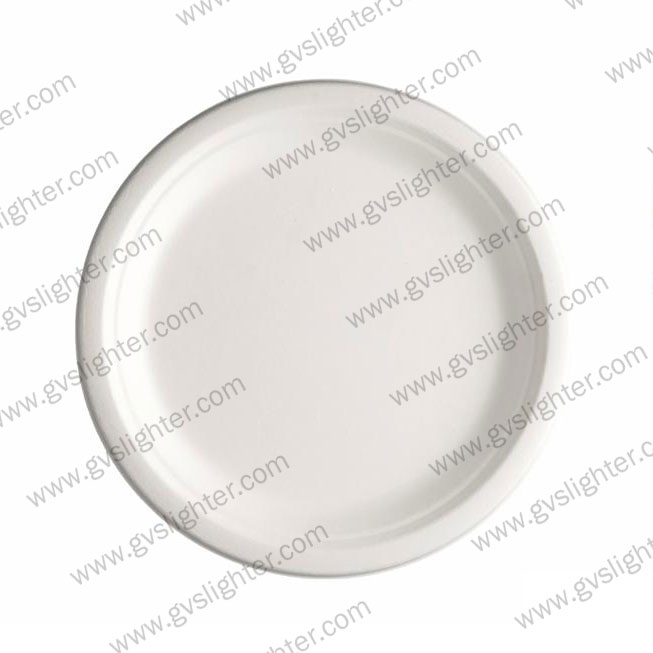 10 Inch Cane Pulp Plates natural organic serves wedding/ Rice curry / Briani / Grill Chicken/ Fruit & Vegetable Display